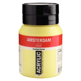 Talens Amsterdam Akrilik Boya 500 ml. 274 Nickel Titanium Yellow - 1