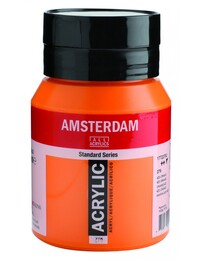 Talens Amsterdam Akrilik Boya 500 ml. 276 Orange Azo - 1