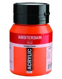 Talens Amsterdam Akrilik Boya 500 ml. 311 Vermilion - 1