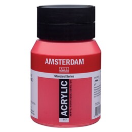 Talens Amsterdam Akrilik Boya 500 ml. 317 Transparent Red Medium - 1