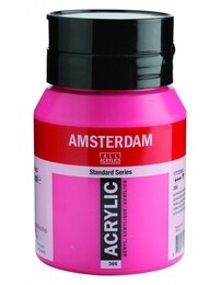 Talens Amsterdam Akrilik Boya 500 ml. 366 Quinacridone Rose - 1