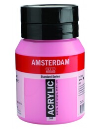 Talens Amsterdam Akrilik Boya 500 ml. 385 Quinacridone Rose Light - 1