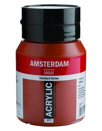 Talens Amsterdam Akrilik Boya 500 ml. 411 Burnt Sienna - 1