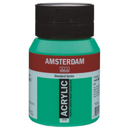 Talens Amsterdam Akrilik Boya 500 ml. 615 Emerald Green - 1