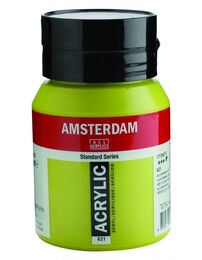 Talens Amsterdam Akrilik Boya 500 ml. 621 Olive Green Light - 1