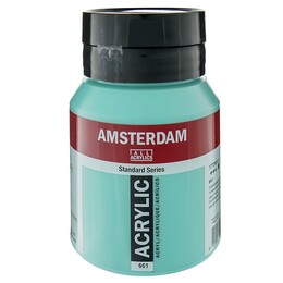 Talens Amsterdam Akrilik Boya 500 ml. 661 Turquoise Green - 1