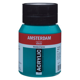 Talens Amsterdam Akrilik Boya 500 ml. 675 Phthalo Green - 1