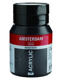 Talens Amsterdam Akrilik Boya 500 ml. 735 Oxide Black - 1