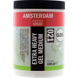 Talens Amsterdam Extra Heavy Gel Medium Gloss 021 Extra Kuvvetli Jel Medyum Parlak 1000 ml. - 1