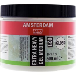 Talens Amsterdam Extra Heavy Gel Medium Gloss 021 Extra Kuvvetli Jel Medyum Parlak 500 ml. - 1