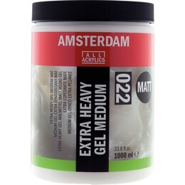 Talens Amsterdam Extra Heavy Gel Medium Matt 022 Extra Kuvvetli Jel Medyum Mat 1000 ml. - 1