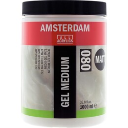 Talens Amsterdam Gel Medium Matt 080 Mat Jel Medyum 1000 ml. - 1