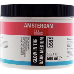 Talens Amsterdam Glow In The Dark Medium 122 Karanlıkta Parlayan Medyum 500 ml. - 1