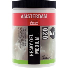 Talens Amsterdam Heavy Gel Medium Matt 020 Kuvvetli Jel Medyum Mat 1000 ml. - 1