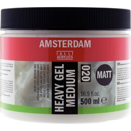 Talens Amsterdam Heavy Gel Medium Matt 020 Kuvvetli Jel Medyum Mat 500 ml. - 1