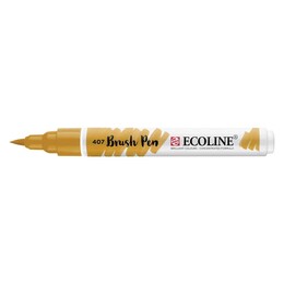 Talens Ecoline Brush Pen Fırça Uçlu Kalem 407 Deep Ochre - 1