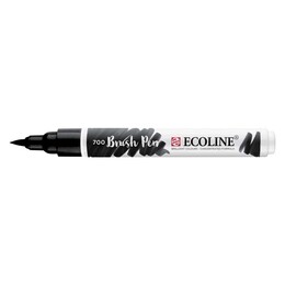 Talens Ecoline Brush Pen Fırça Uçlu Kalem 700 Black - 1