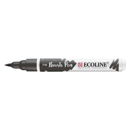 Talens Ecoline Brush Pen Fırça Uçlu Kalem 718 Warm Grey - 1