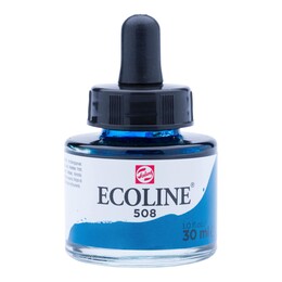 Talens Ecoline Sıvı Suluboya 30 ml. 508 Prussian Blue - 1