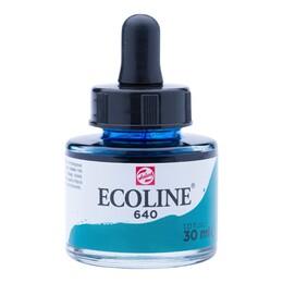 Talens Ecoline Sıvı Suluboya 30 ml. 640 Bluish Green - 1