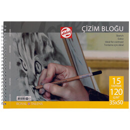 Talens Eskiz Çizim Defteri 120 gr. 35x50 cm. 15 yp. - 1