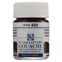 Talens Guaj Boya 409 Burnt Umber - 1