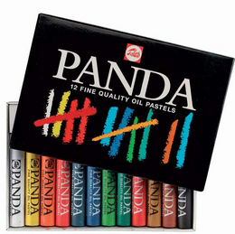 Talens Panda Yağlı Pastel Boya Seti 12 Renk - 1