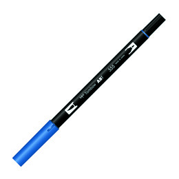 Tombow Dual Brush Pen Grafik Çizim Kalemi 555 Ultramarine - 1