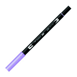 Tombow Dual Brush Pen Grafik Çizim Kalemi 620 Lilac - 1