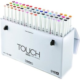 Touch Twin Brush Marker Fırça Uçlu Marker Seti 60 Renk SET A - 1