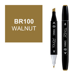 Touch Twin Marker Çizim Kalemi BR100 Walnut - 1