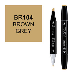 Touch Twin Marker Çizim Kalemi BR104 Brown Grey - 1