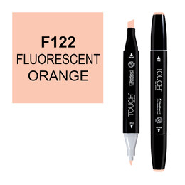 Touch Twin Marker Çizim Kalemi 122 Fluorescent Orange - 1