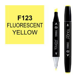 Touch Twin Marker Çizim Kalemi 123 Fluorescent Yellow - 1