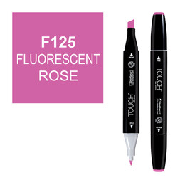 Touch Twin Marker Çizim Kalemi 125 Fluorescent Rose - 1