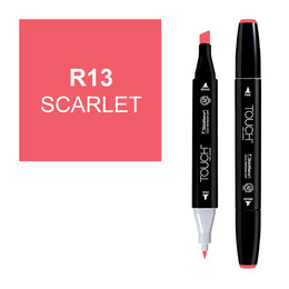 Touch Twin Marker Çizim Kalemi R13 Scarlet - 1