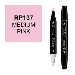 Touch Twin Marker Çizim Kalemi RP137 Medium Pink - 1