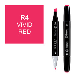 Touch Twin Marker Çizim Kalemi R4 Vivid Red - 1