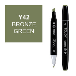 Touch Twin Marker Çizim Kalemi Y42 Bronze Green - 1