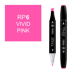 Touch Twin Marker Çizim Kalemi RP6 Vivid Pink - 1