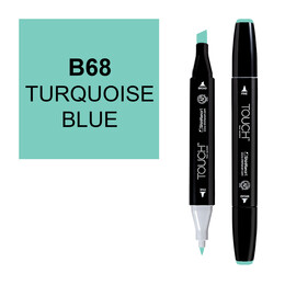 Touch Twin Marker Çizim Kalemi B68 Turquoise Blue - 1