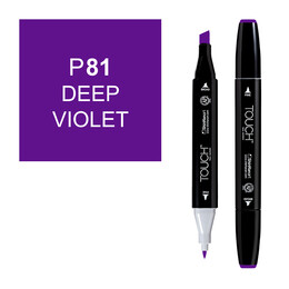 Touch Twin Marker Çizim Kalemi P81 Deep Violet - 1