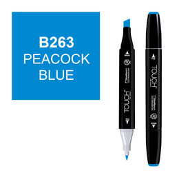 Touch Twin Marker Çizim Kalemi B263 Peacock Blue - 1