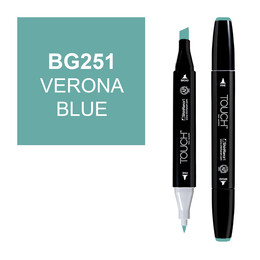 Touch Twin Marker Çizim Kalemi BG251 Verona Blue - 1