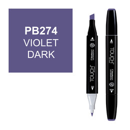 Touch Twin Marker Çizim Kalemi PB274 Violet Dark - 1