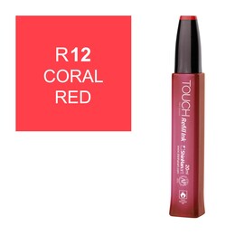 Touch Twin Marker Refill Alcohol Ink Alkol Bazlı Mürekkep 20 ml. R12 CORAL RED - 1