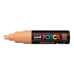 Uni Posca PC-8K Boyama Markörü 8 mm. Kesik Uç AÇIK TURUNCU - 1