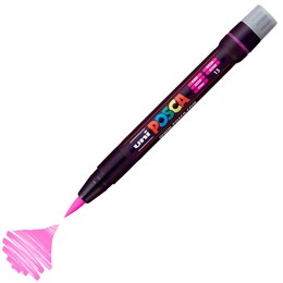 Uni Posca PCF-350 Boyama Markörü 1-10 mm. Fırça Uç PEMBE - 1