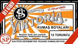 Viktoria Toz Kumaş Boyası 12 TURUNCU - 1