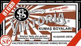 Viktoria Toz Kumaş Boyası 18 KAHVE ORTA - 1